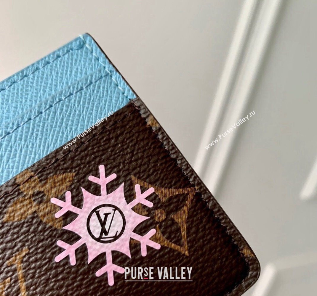 Louis Vuitton LV Charms Card Holder Wallet in Vivienne Print Monogram Canvas M12227 2024 Candy Factory Collection (KI-241105091)