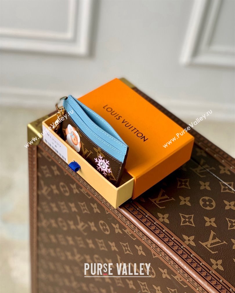 Louis Vuitton LV Charms Card Holder Wallet in Vivienne Print Monogram Canvas M12227 2024 Candy Factory Collection (KI-241105091)