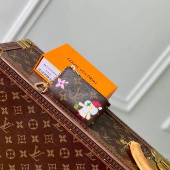 Louis Vuitton Key Pouch in Vivienne Print Monogram Canvas M12217 2024 Candy Factory Collection (KI-241105092)