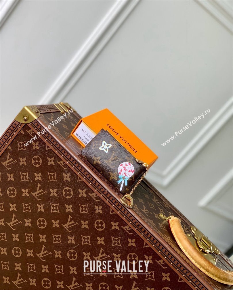 Louis Vuitton Key Pouch in Vivienne Print Monogram Canvas M12217 2024 Candy Factory Collection (KI-241105092)