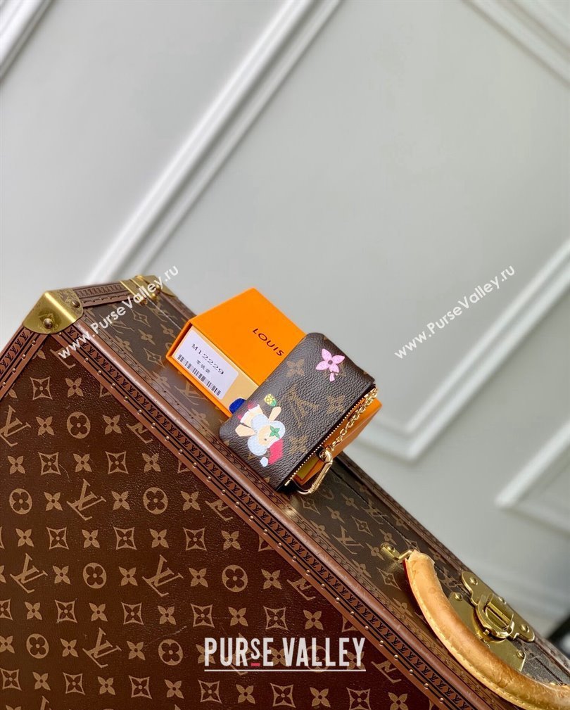 Louis Vuitton Key Pouch in Vivienne Print Monogram Canvas M12217 2024 Candy Factory Collection (KI-241105092)