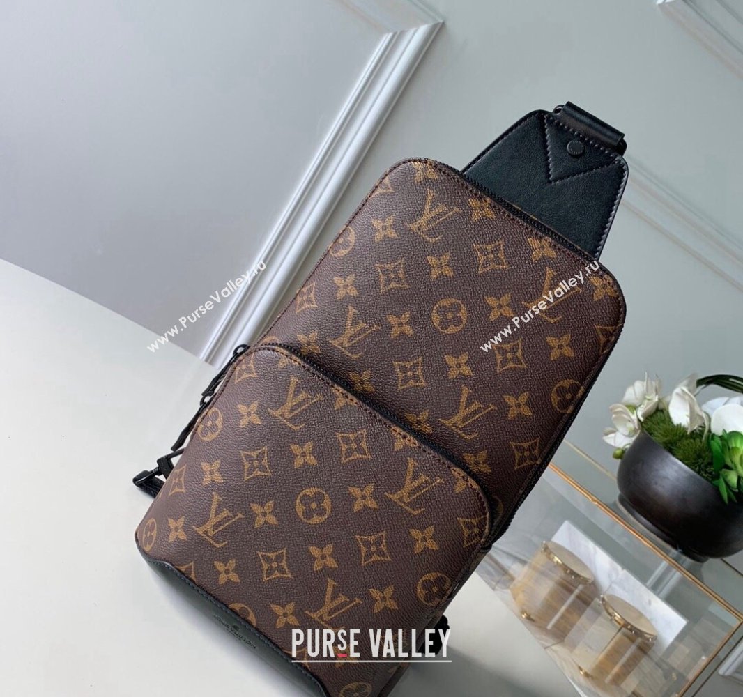 Louis Vuitton Mens Avenue Slingbag in Brown Monogram Canvas M41719 2024 (KI-241105040)