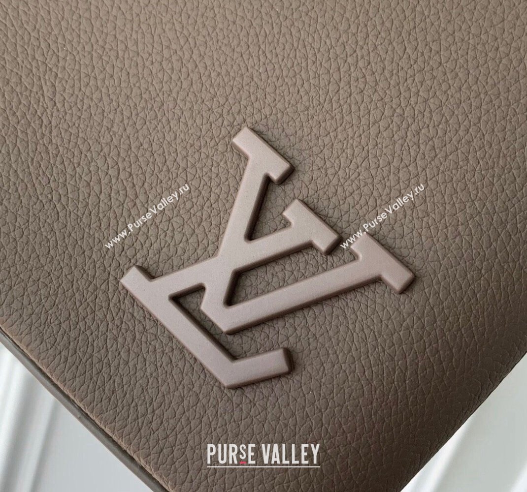 Louis Vuitton Takeoff Pouch in Cowhide Leather M11485 Moka Brown 2024 (KI-241105075)