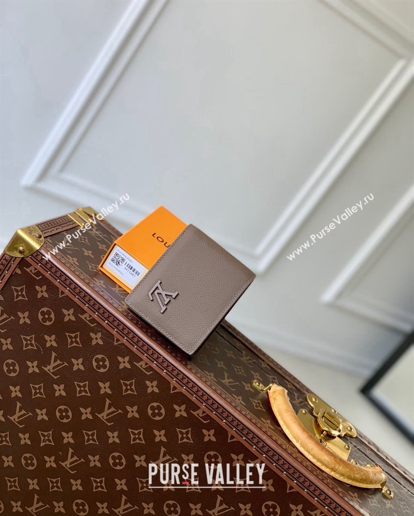 Louis Vuitton Multiple Wallet in LV Aerogram Leather M11487 Moka Brown 2024 (KI-241105077)