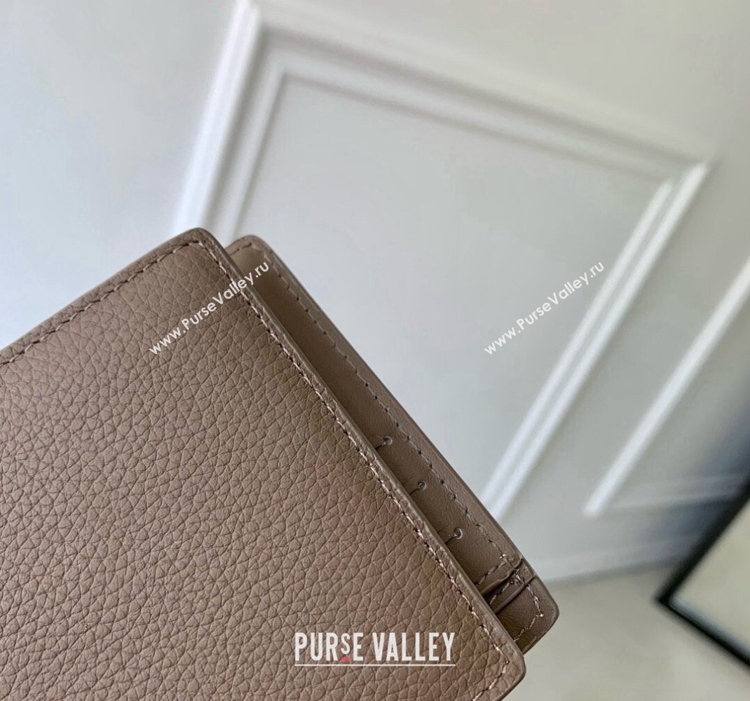 Louis Vuitton Multiple Wallet in LV Aerogram Leather M11487 Moka Brown 2024 (KI-241105077)