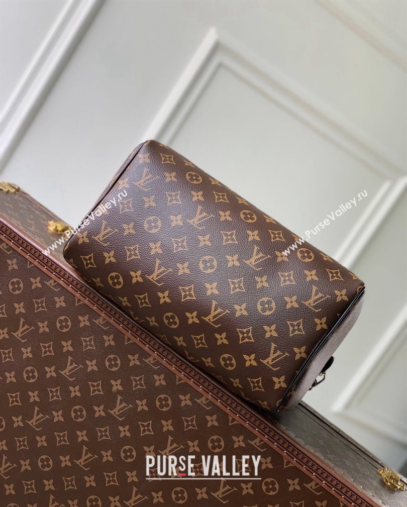 Louis Vuitton Speedy Soft 30 Dark Bag Monogram Black Canvas M12243 2024 (KI-241105014)