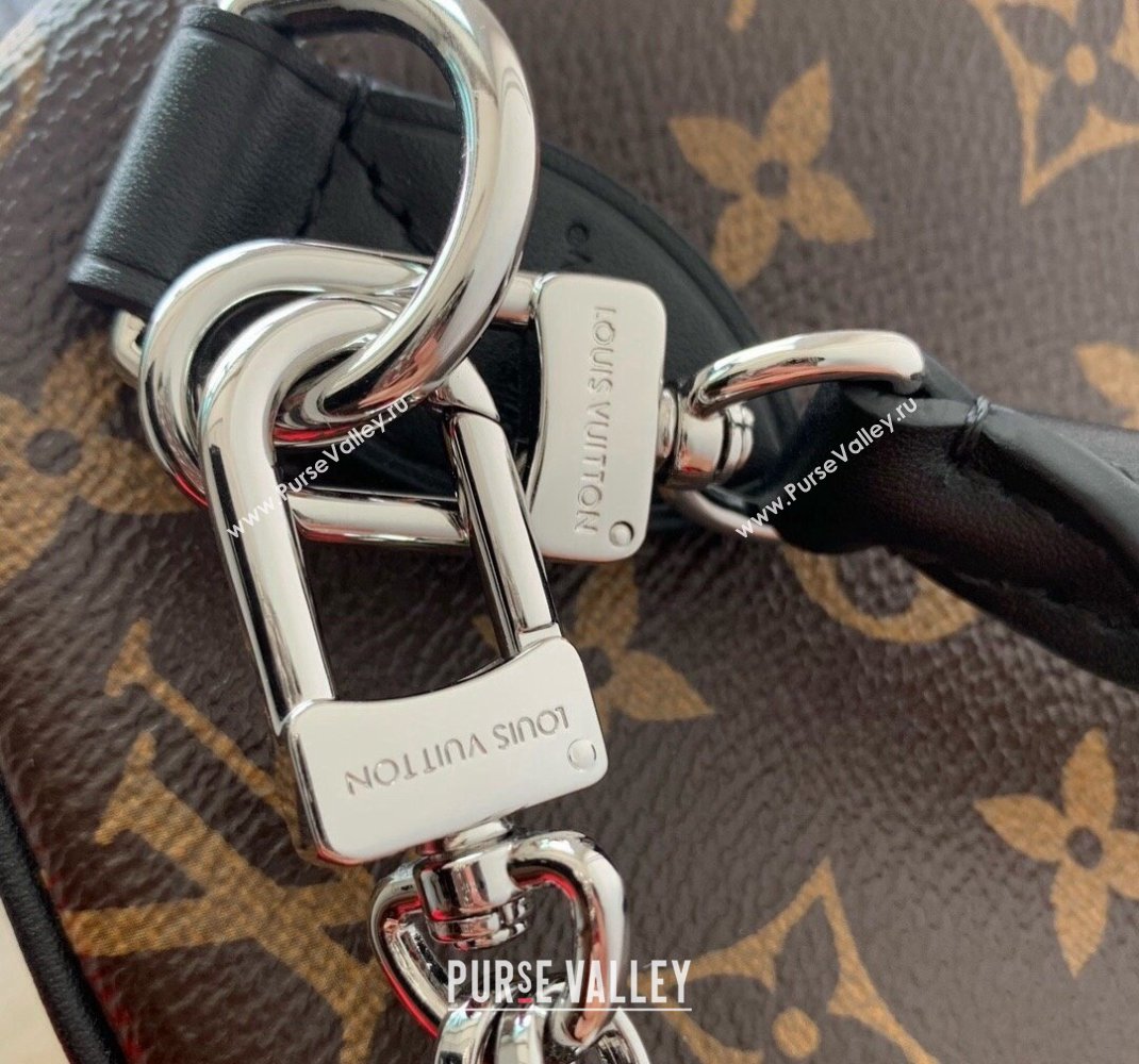 Louis Vuitton Speedy Soft 30 Dark Bag Monogram Black Canvas M12243 2024 (KI-241105014)