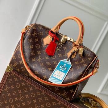 Louis Vuitton Speedy Soft 30 Crafty Bag Monogram Red Canvas M11945 2024 (KI-241105015)