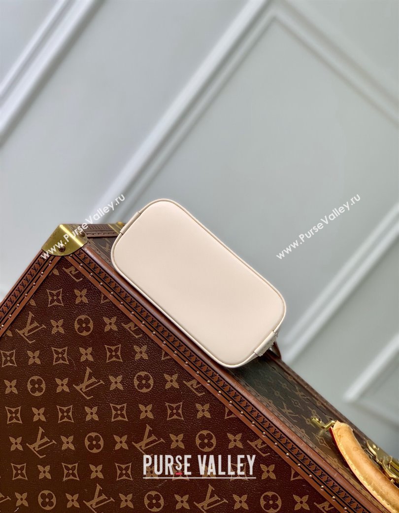 Louis Vuitton Nano Alma Bag in Epi Leather M82411 Quartz White 2024 (KI-241209077)