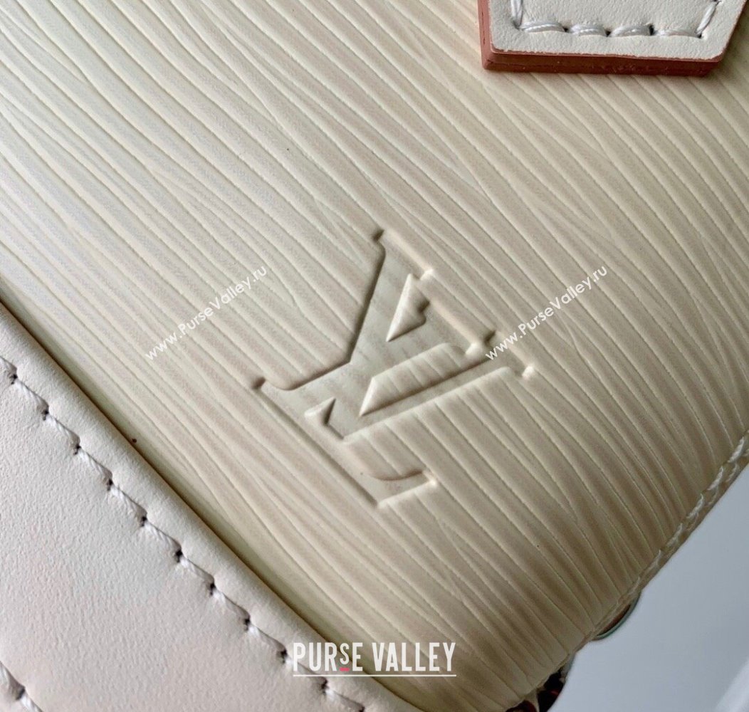 Louis Vuitton Nano Alma Bag in Epi Leather M82411 Quartz White 2024 (KI-241209077)