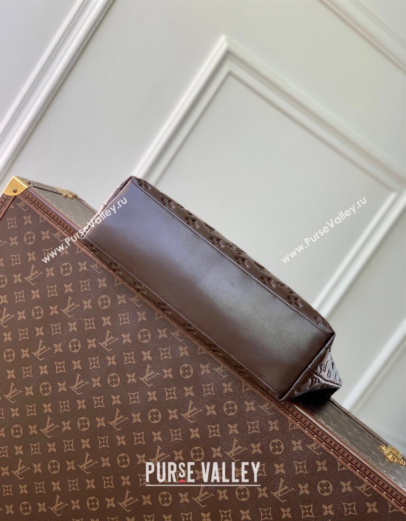 Louis Vuitton Coussin Hobo MM Bag in Monogram Leather M12072 Chocolat Brown 2024 (KI-241209070)