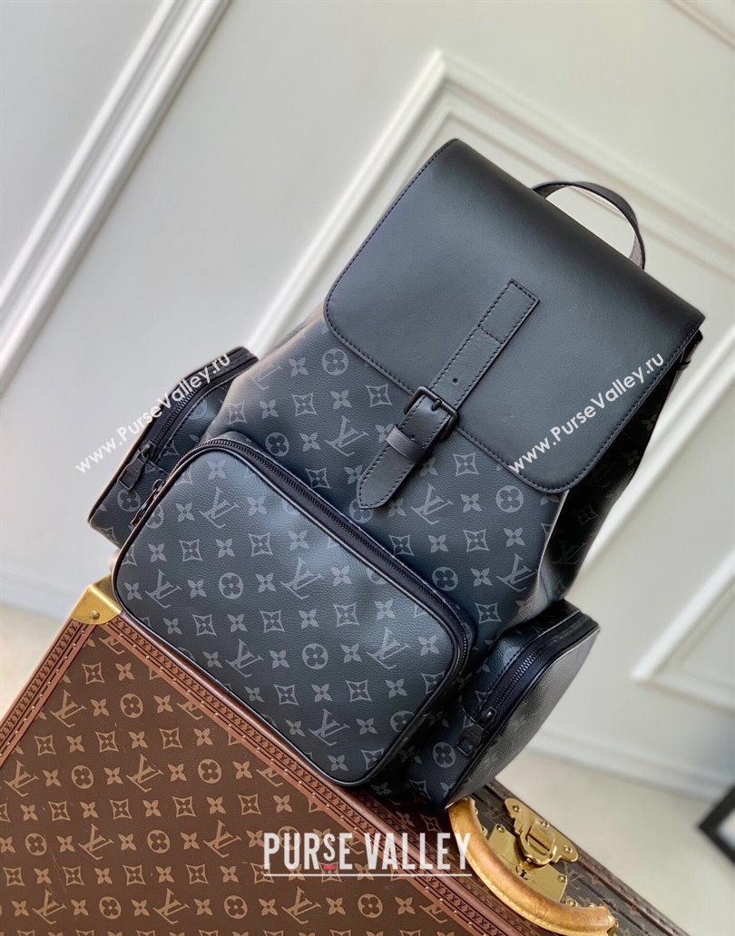 Louis Vuitton Trio Backpack bag in Black Monogram Canvas M44658 2024 (KI-241210025)