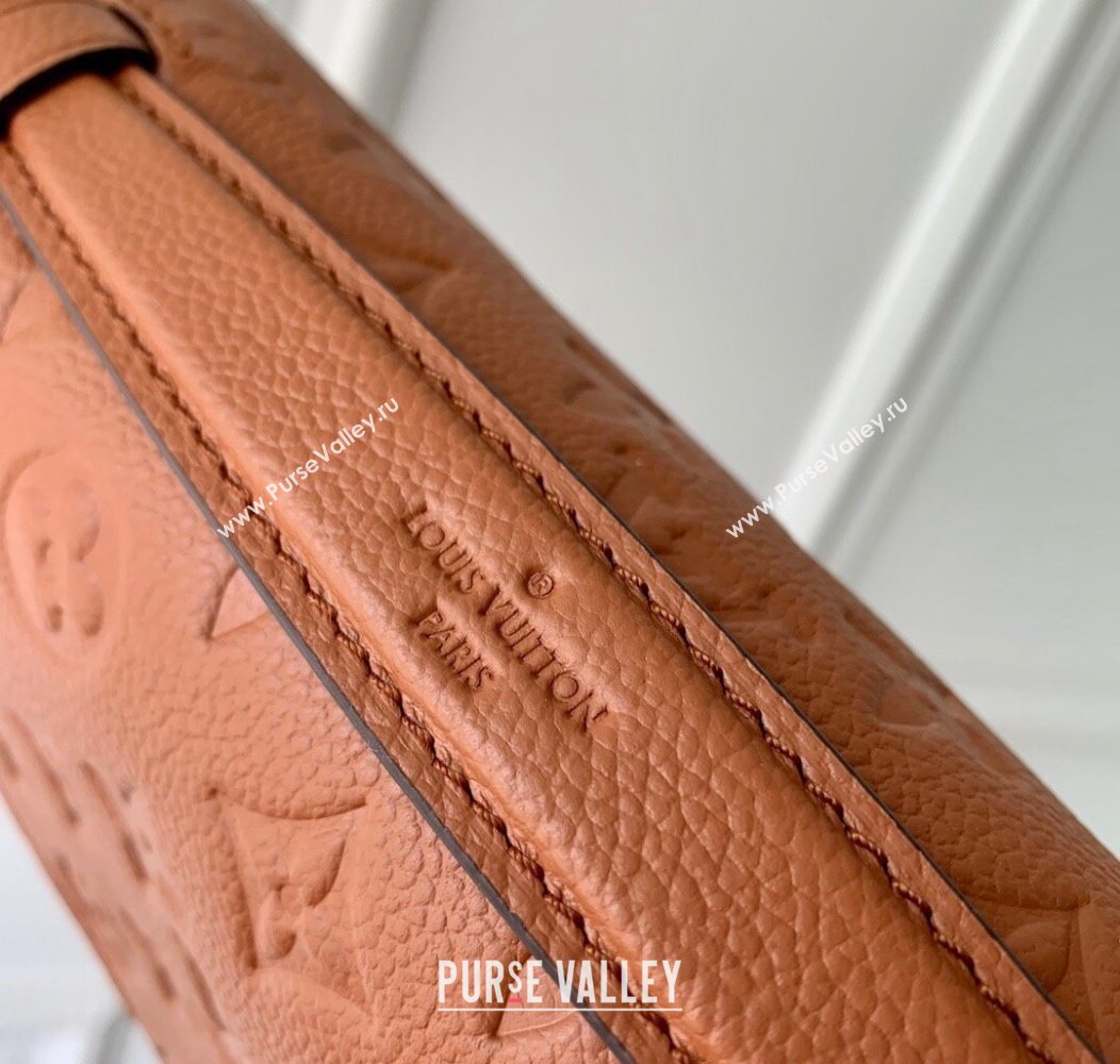 Louis Vuitton Pochette Metis Shoulder Bag in Cognac Brown Monogram Leather M12711 2024 (KI-241210031)