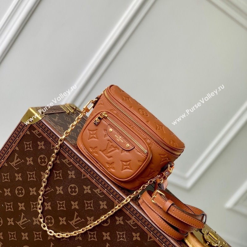 Louis Vuitton Mini Bumbag in Monogram Empreinte Embossed Leather M83275 Cognac Brown 2024 (KI-241210033)