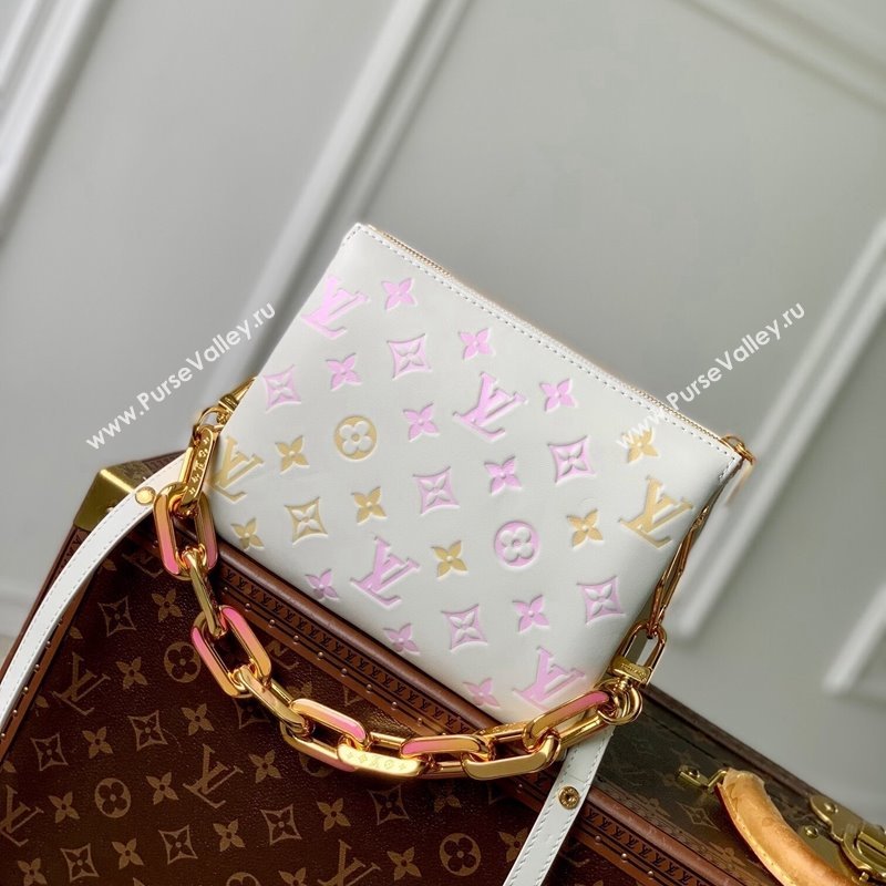 Louis Vuitton Coussin BB Bag in Monogram Puffy Lambskin M11727 White 2024 (KI-241209072)