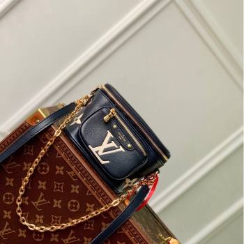 Louis Vuitton Mini Bumbag in Monogram Empreinte Leather M46917 Black/Cream Beige 2024 (KI-241210032)