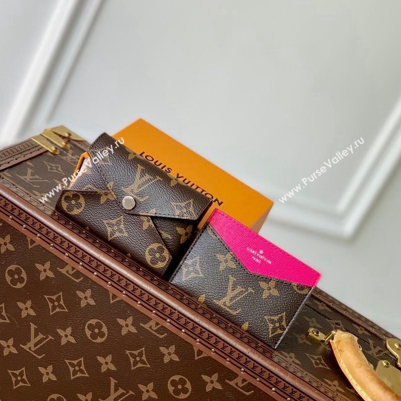 Louis Vuitton Kirigami Card Holder Wallet Set M12793 Pondichery Pink 2024 (KI-241210037)