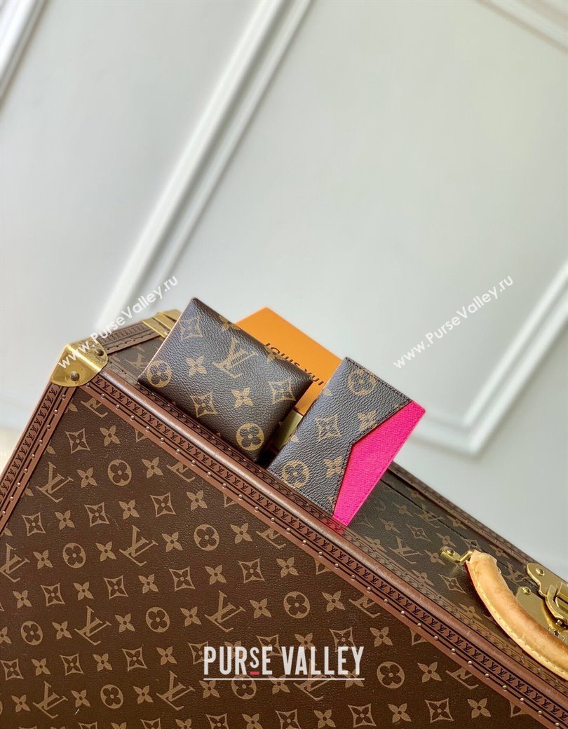 Louis Vuitton Kirigami Card Holder Wallet Set M12793 Pondichery Pink 2024 (KI-241210037)