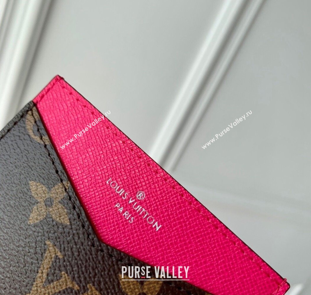 Louis Vuitton Kirigami Card Holder Wallet Set M12793 Pondichery Pink 2024 (KI-241210037)