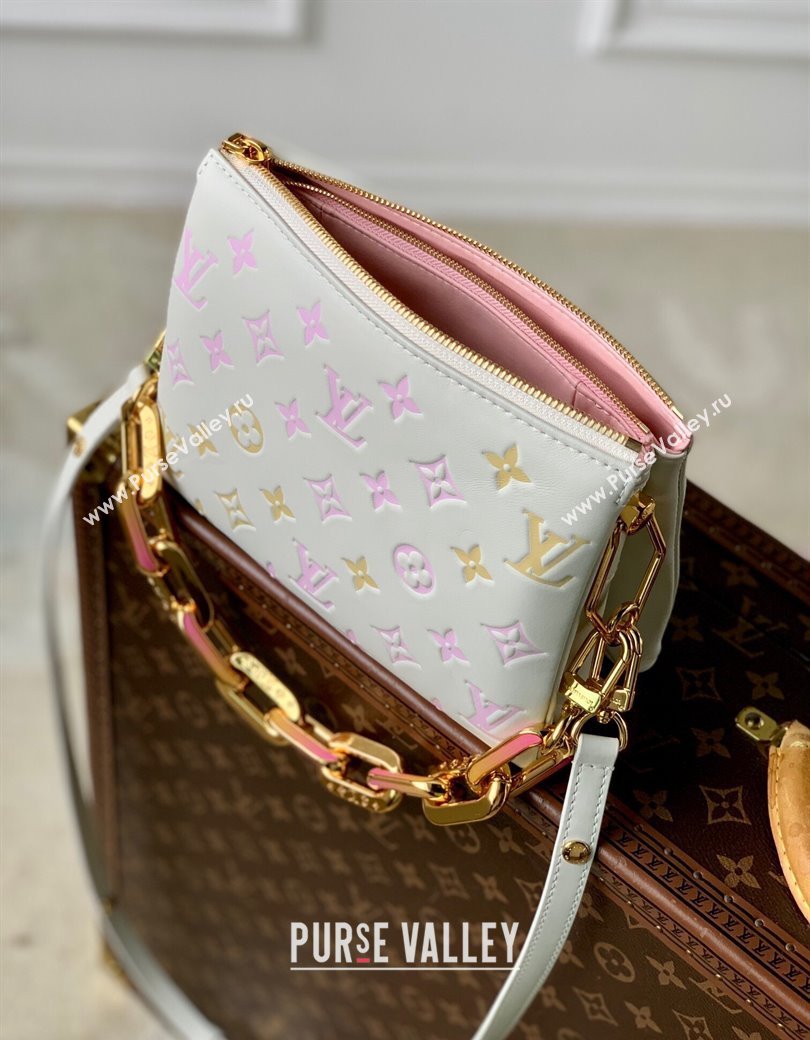 Louis Vuitton Coussin BB Bag in Monogram Puffy Lambskin M11727 White 2024 (KI-241209072)