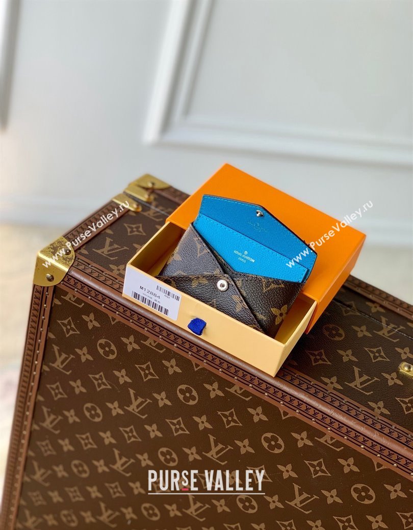 Louis Vuitton Kirigami Card Holder Wallet Set M12884 Gaston Blue 2024 (KI-241210038)