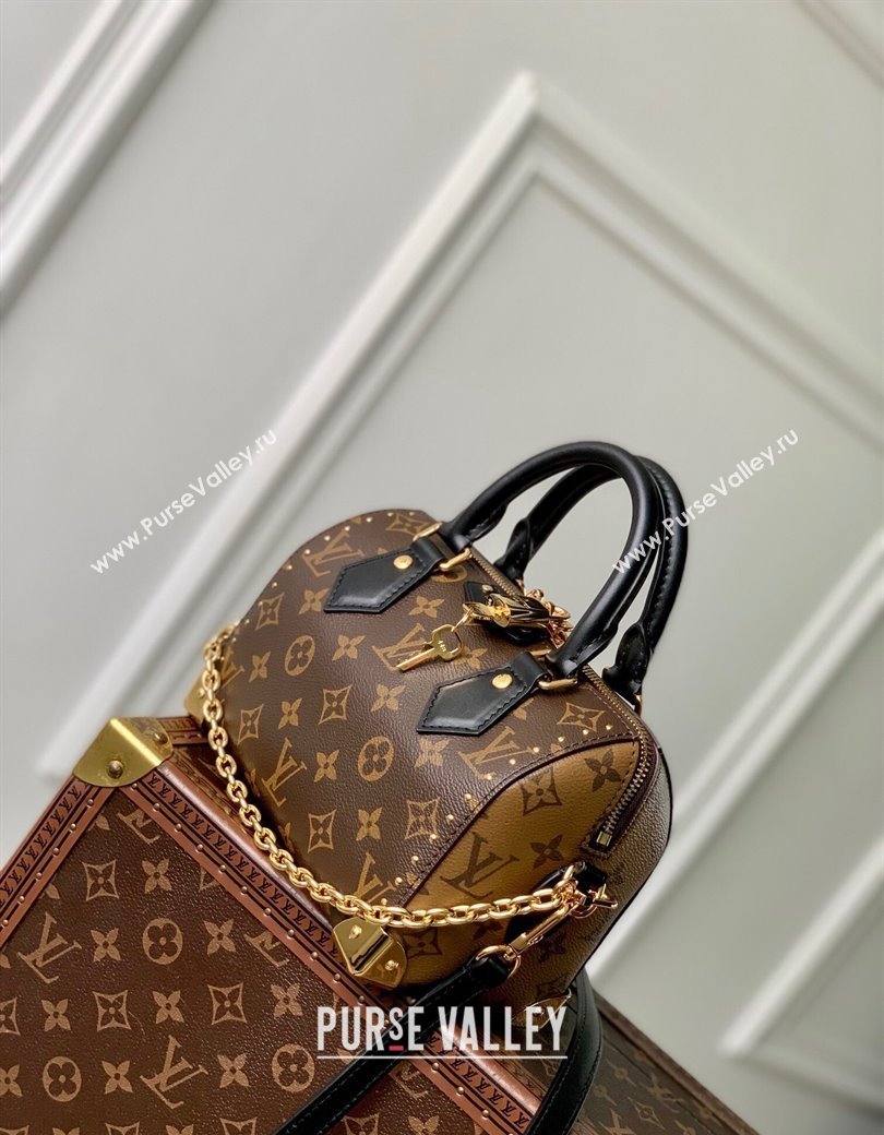 Louis Vuitton Speedy Trunk 20 bag in Monogram canvas with Studs M13146 2024 (KI-241210042)