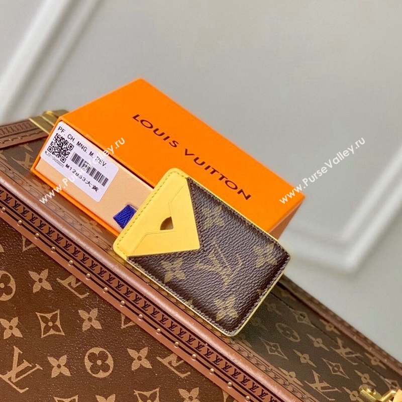 Louis Vuitton Porte-Cartes Magnet Card Holder M12853 Yellow2 2024 (KI-241210051)