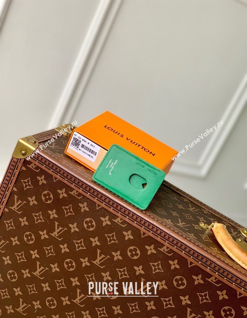 Louis Vuitton Porte-Cartes Magnet Card Holder M12855 Green 2024 (KI-241210052)