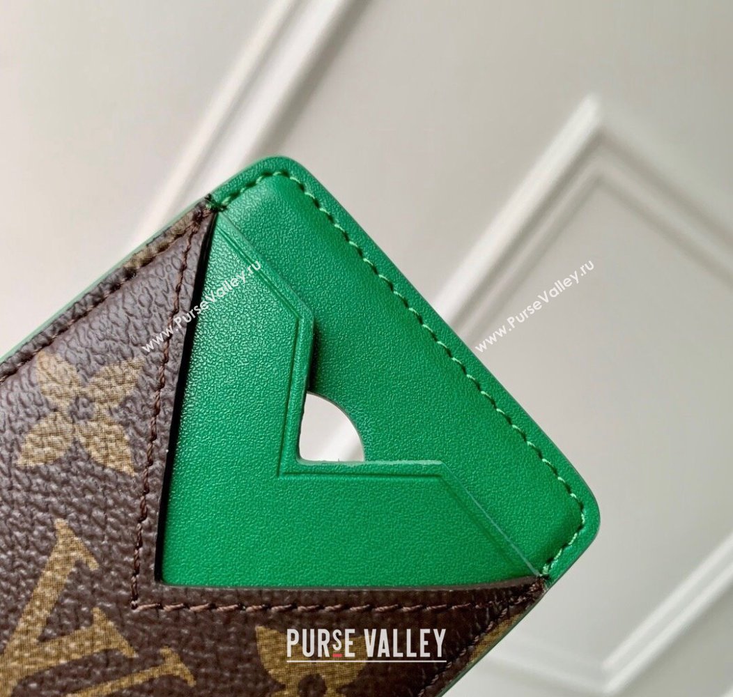 Louis Vuitton Porte-Cartes Magnet Card Holder M12855 Green 2024 (KI-241210052)