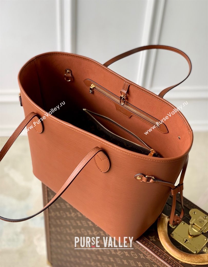 Louis Vuitton Neverfull MM Tote bag in Epi Leather M12467 Kenyan Fauve Brown 2024 (KI-241209075)