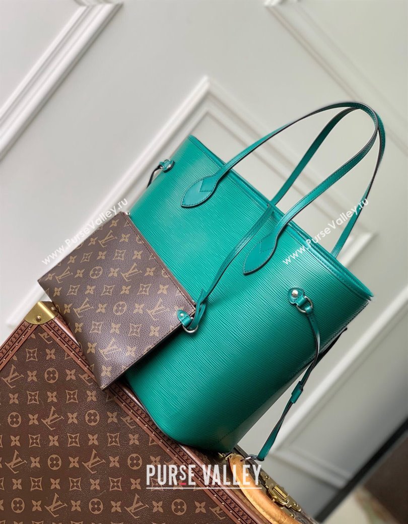 Louis Vuitton Neverfull MM Tote bag in Epi Leather M12755 Green 2024 (KI-241209076)