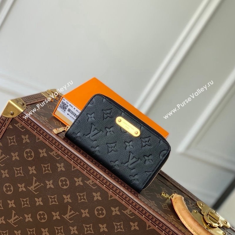 Louis Vuitton Margot Wallet in Black Supple Leather M12425 2024 (KI-241210068)