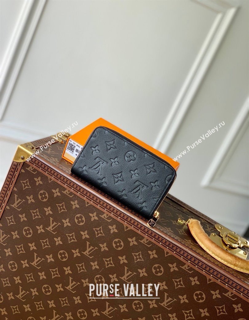 Louis Vuitton Margot Wallet in Black Supple Leather M12425 2024 (KI-241210068)