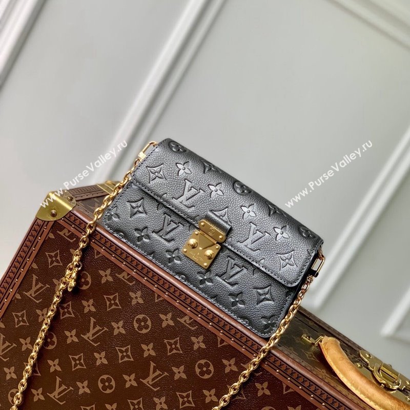 Louis Vuitton Wallet On Chain Metis Mini Bag in Monogram Empreinte Leather M12716 Gun Metal 2024 (KI-241210071)