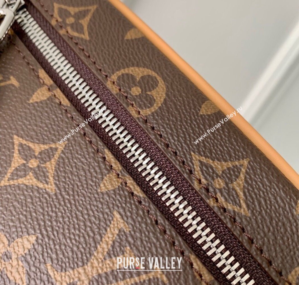 Louis Vuitton Mini Soft Trunk Bag in Monogram Canvas /Silver M12767 2024 (KI-241210073)