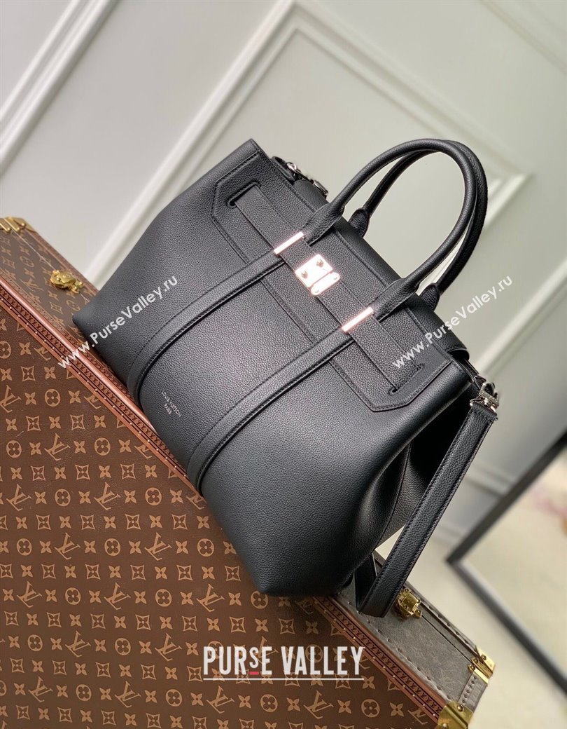 Louis Vuitton Georges Tote MM bag in Calfskin M23153 Black 2024 (KI-241210076)