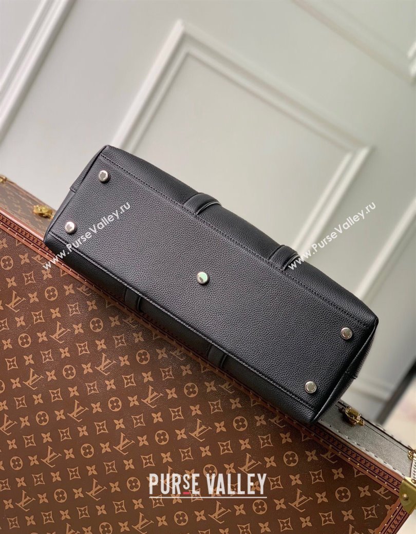 Louis Vuitton Georges Tote MM bag in Calfskin M23153 Black 2024 (KI-241210076)