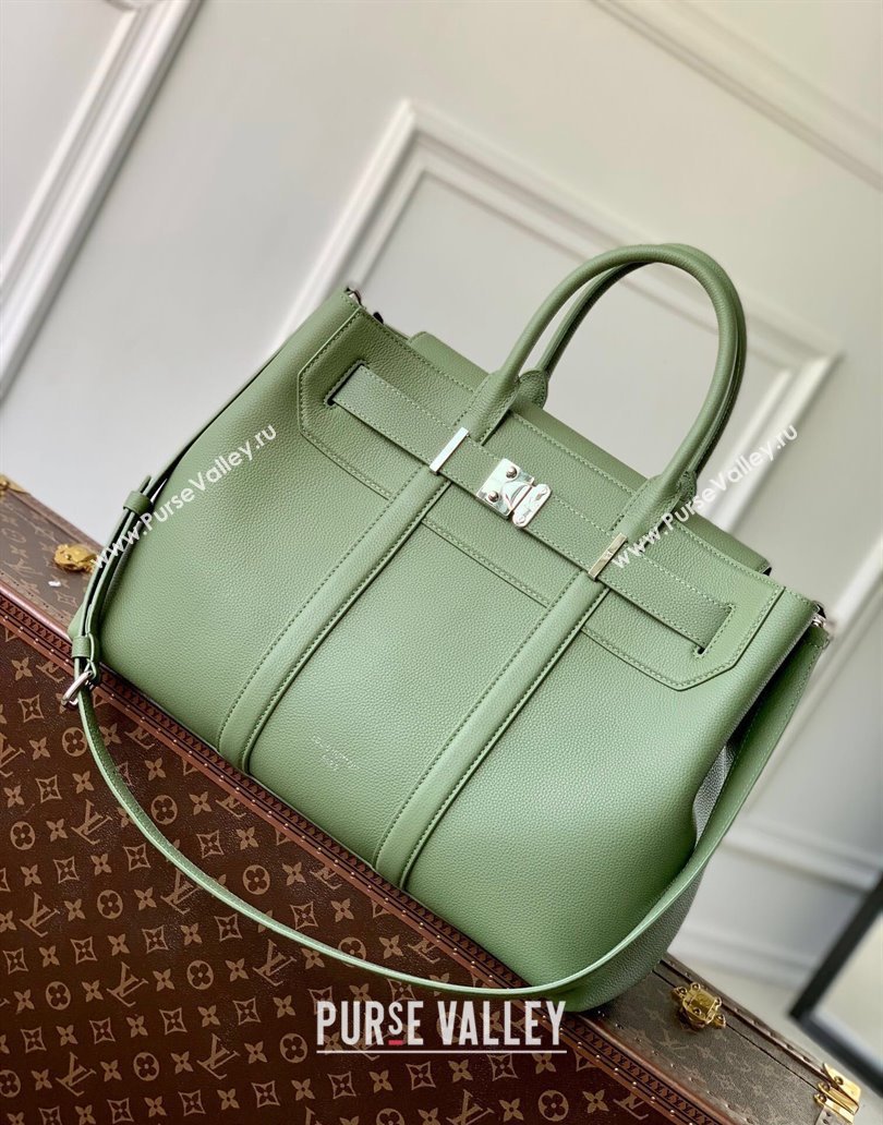 Louis Vuitton Georges Tote MM bag in Calfskin M23154 Green 2024 (KI-241210077)