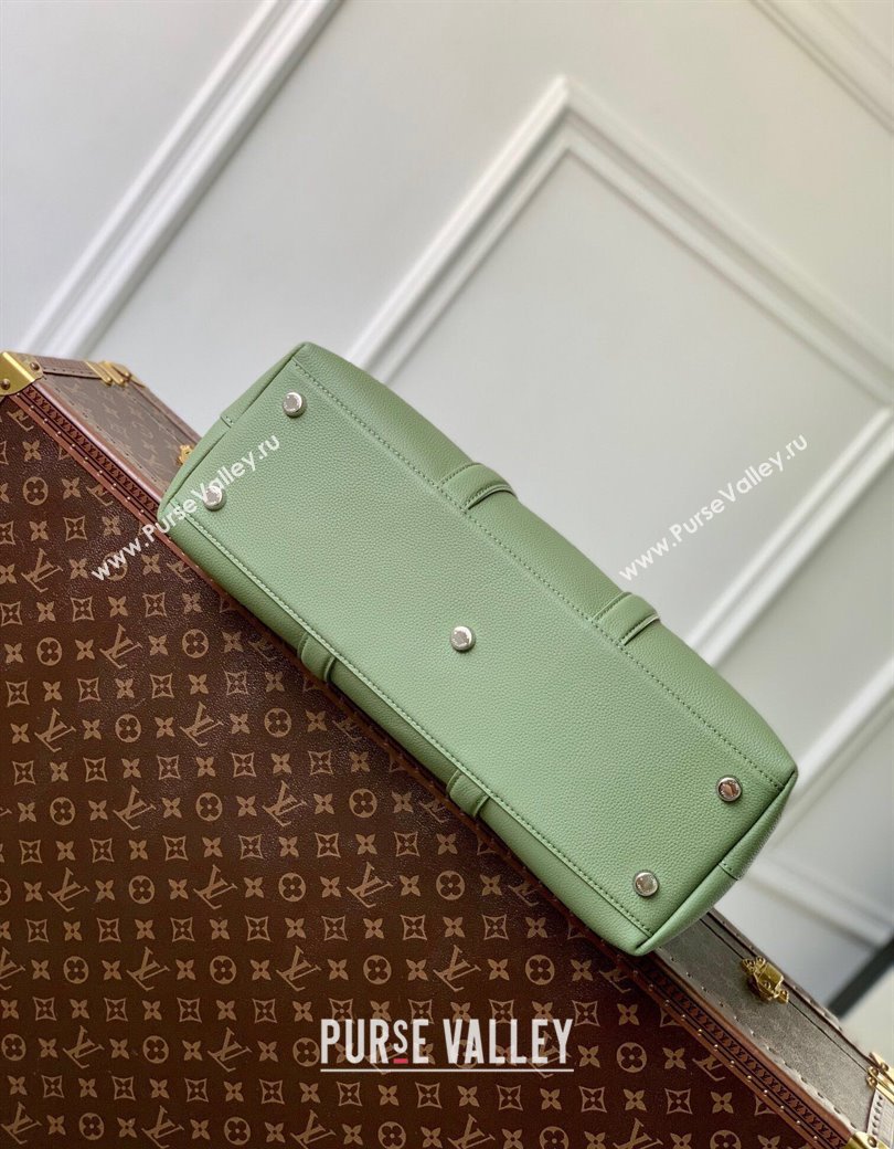 Louis Vuitton Georges Tote MM bag in Calfskin M23154 Green 2024 (KI-241210077)