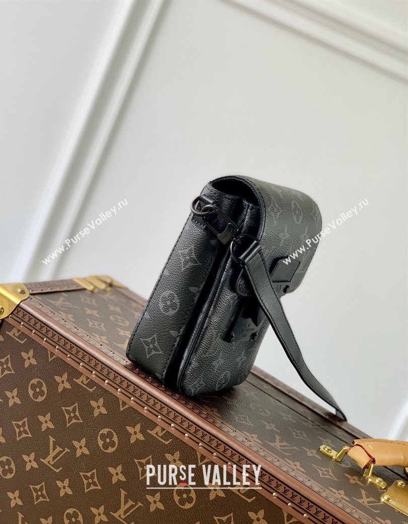 Louis Vuitton S-Lock Vertical Wearable Wallet in Black Monogram Canvas M81522 2024 (KI-241210080)