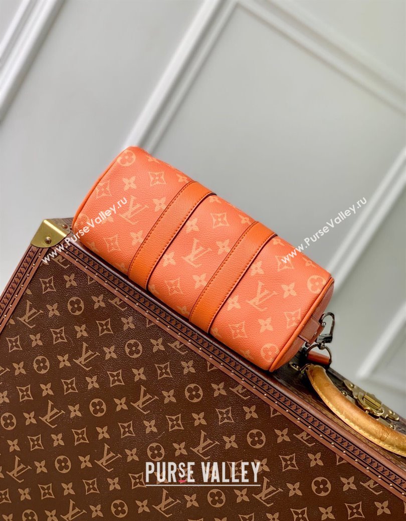 Louis Vuitton Keepall Bandouliere 25 Bag in Monogram Canvas M31044 Orange 2024 (KI-241210081)