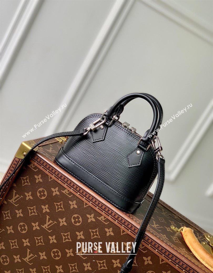 Louis Vuitton Nano Alma Bag in Epi Leather M81945 Black 2024 (KI-241209079)