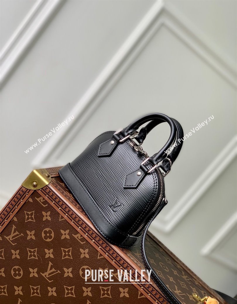 Louis Vuitton Nano Alma Bag in Epi Leather M81945 Black 2024 (KI-241209079)