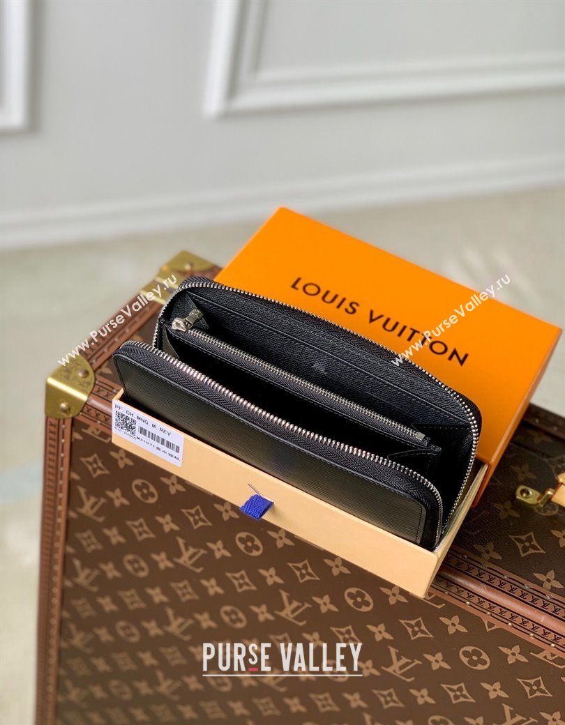 Louis Vuitton Zippy Wallet Horizontal Black Epi Leather M31071 2024 (KI-241210092)