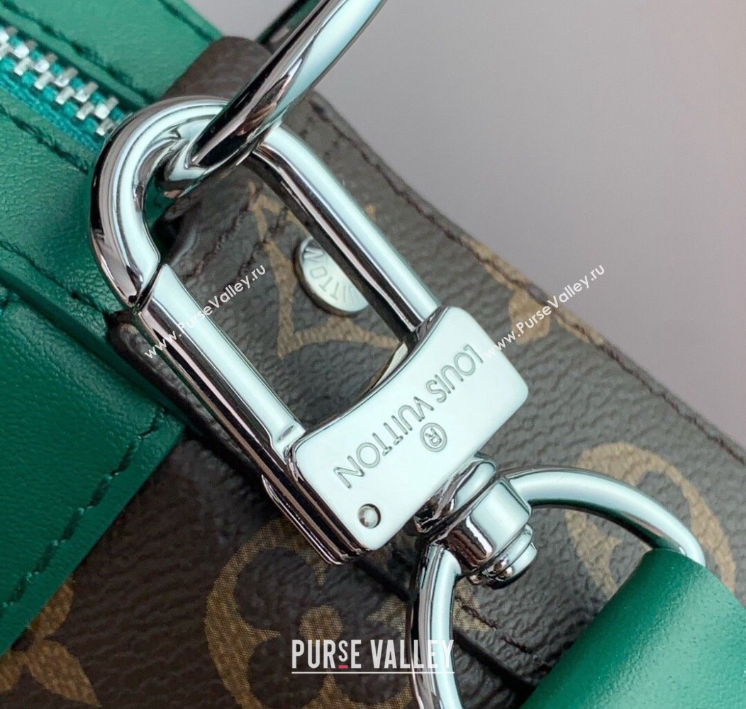 Louis Vuitton Mens Trio Messenger bag in Monogram Macassar Canvas M12766 Borneo Green 2024 (KI-241210105)