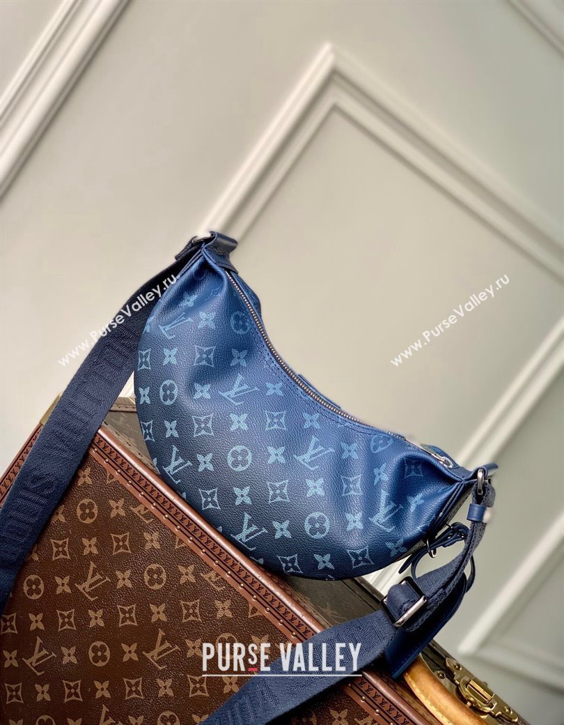 Louis Vuitton Hamac Hobo Bag PM in Navy Blue Monogram Gradient Canvas M11594 2024 (KI-241210108)