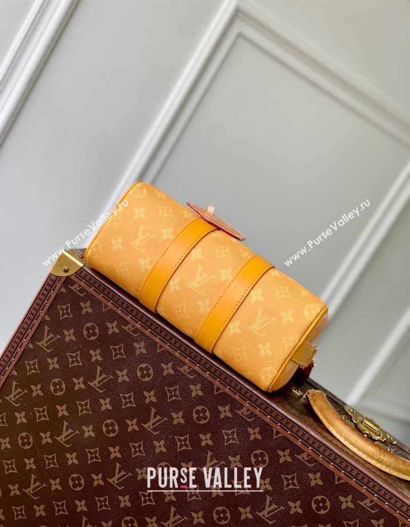 Louis Vuitton Keepall Bandouliere 25 Bag in Yellow Monogram Heritage Canvas M13166 2024 (KI-241210109)