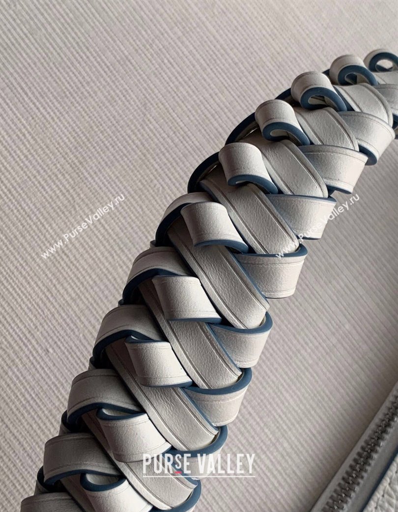 Louis Vuitton Beaubourg Hobo MM Bag in Mahina Perforated Calfskin M56201 White 2025 (KI-250121025)