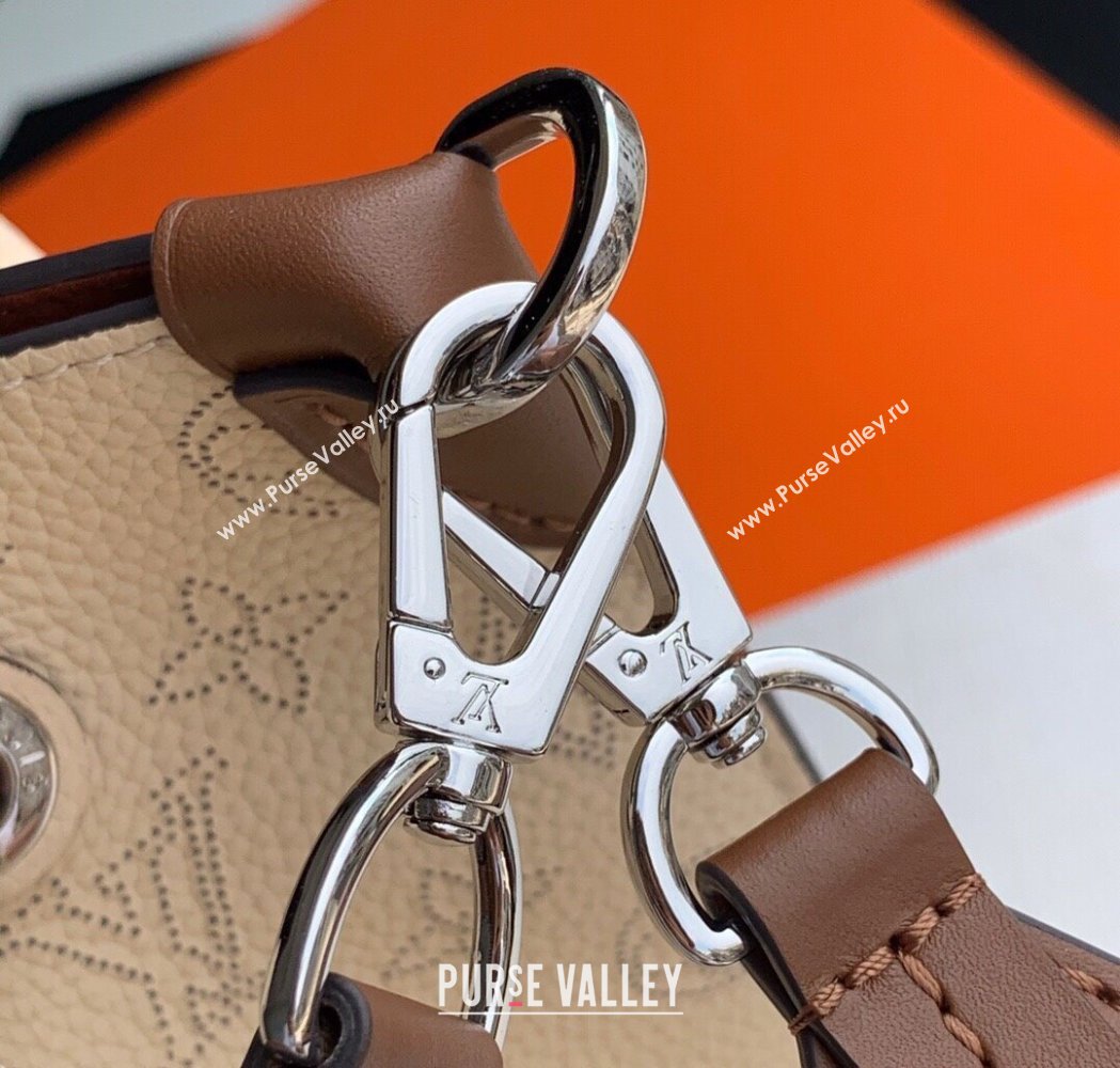 Louis Vuitton Muria Bucket Bag in Mahina Perforated Leather M55801 Beige 2025 (KI-250121027)