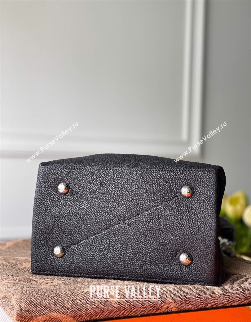 Louis Vuitton Muria Bucket Bag in Mahina Perforated Leather M55801 Black 2025 (KI-250121032)